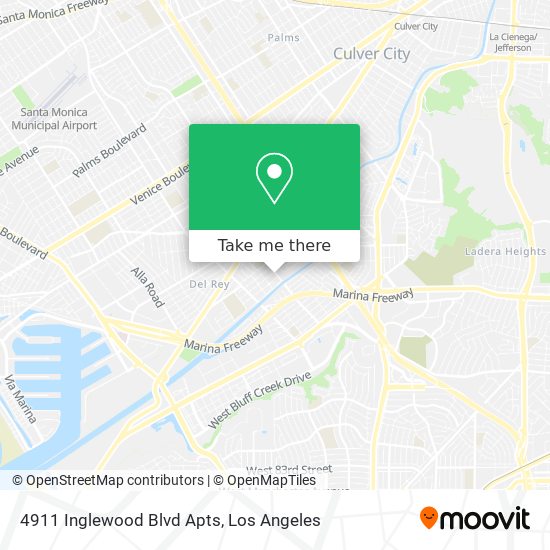 4911 Inglewood Blvd Apts map