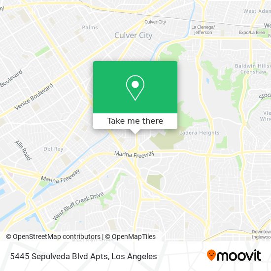 5445 Sepulveda Blvd Apts map