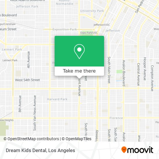 Mapa de Dream Kids Dental