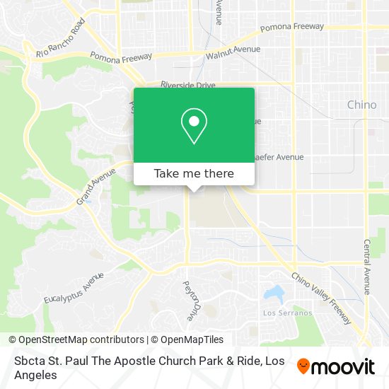 Mapa de Sbcta St. Paul The Apostle Church Park & Ride