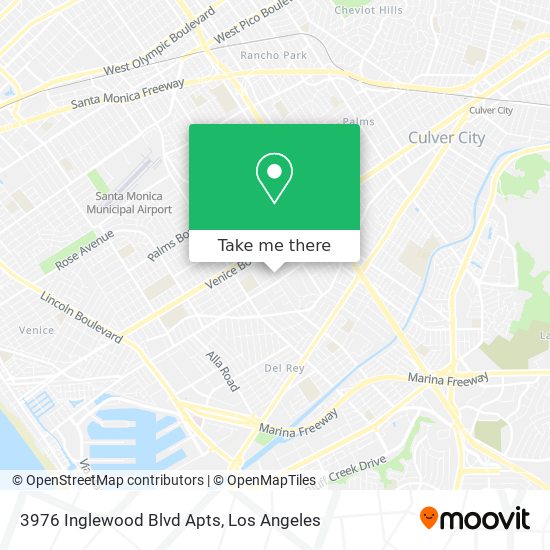 3976 Inglewood Blvd Apts map