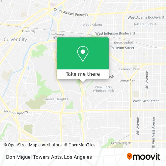 Mapa de Don Miguel Towers Apts