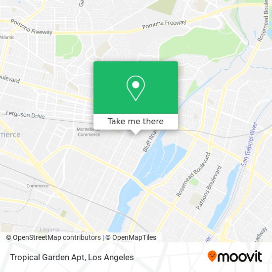 Mapa de Tropical Garden Apt