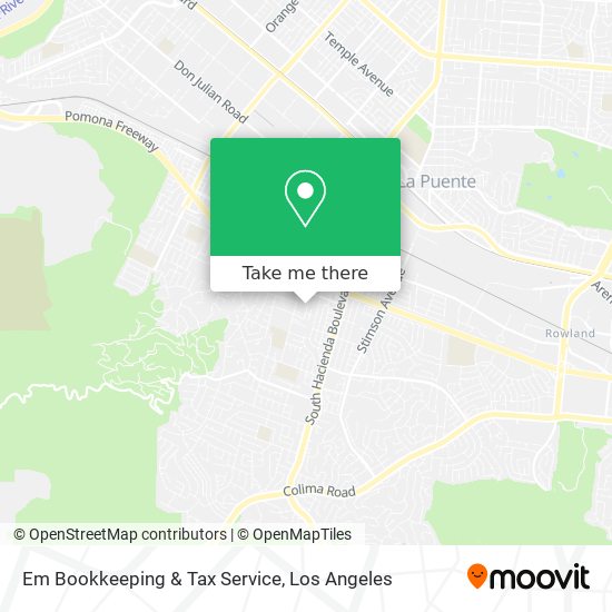 Mapa de Em Bookkeeping & Tax Service