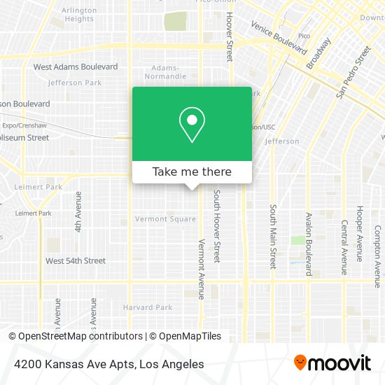 4200 Kansas Ave Apts map