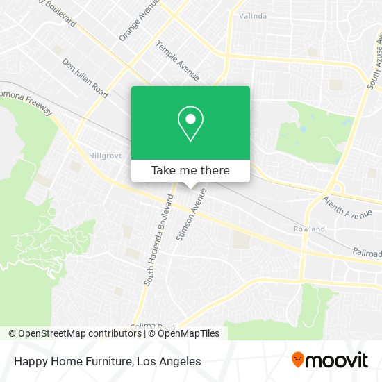 Happy Home Furniture map