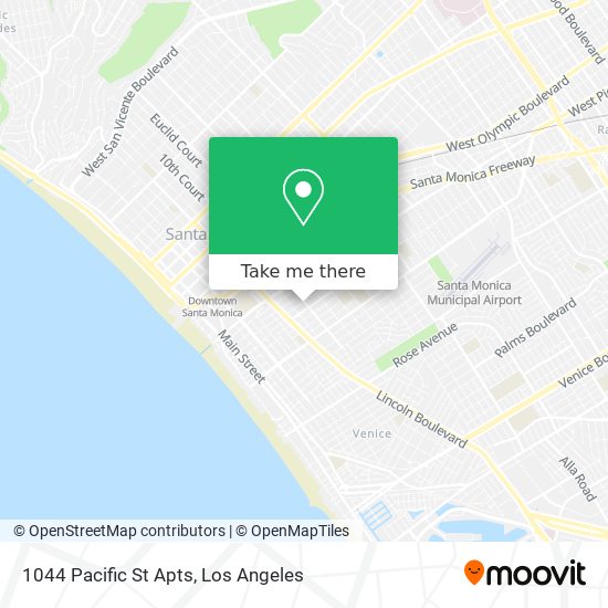 Mapa de 1044 Pacific St Apts