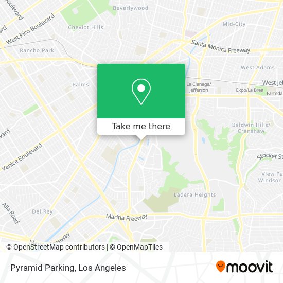 Mapa de Pyramid Parking