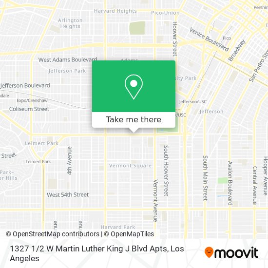 1327 1 / 2 W Martin Luther King J Blvd Apts map