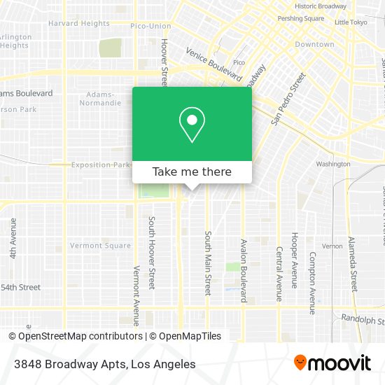 3848 Broadway Apts map