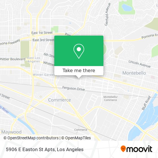 Mapa de 5906 E Easton St Apts