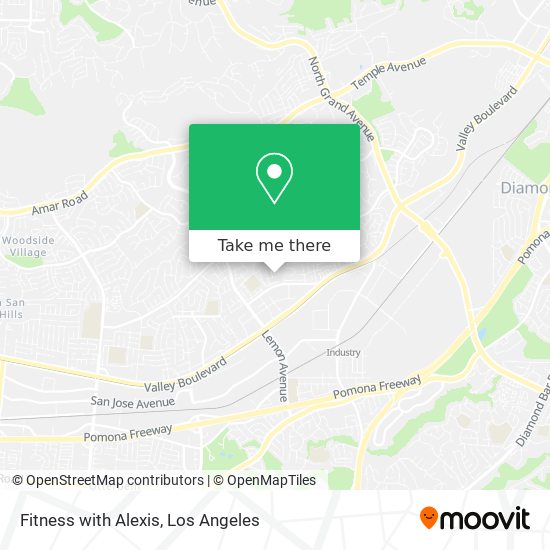 Fitness with Alexis map