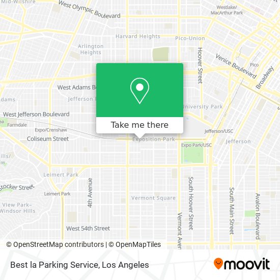 Mapa de Best la Parking Service