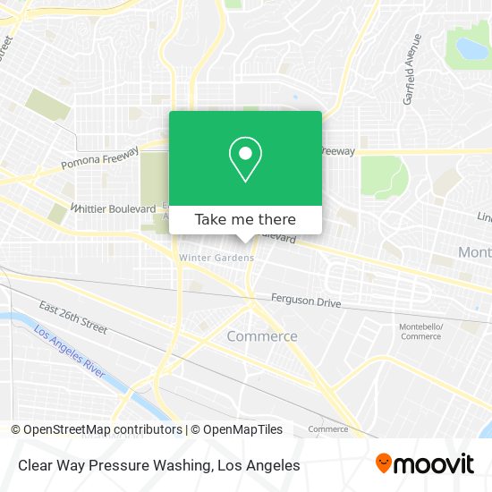 Clear Way Pressure Washing map