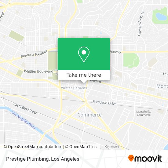 Prestige Plumbing map