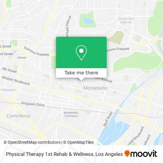 Mapa de Physical Therapy 1st Rehab & Wellness