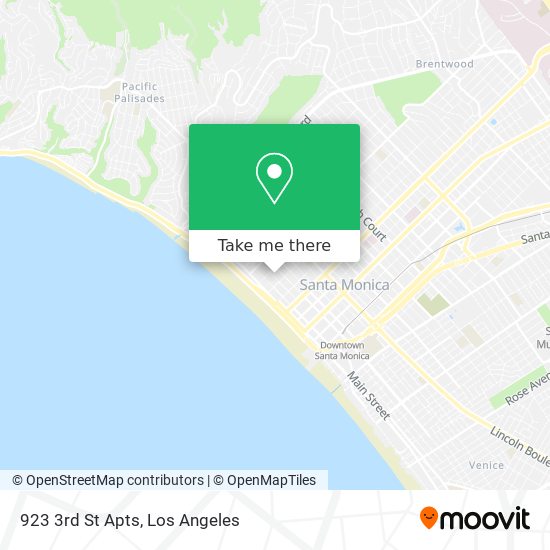 Mapa de 923 3rd St Apts