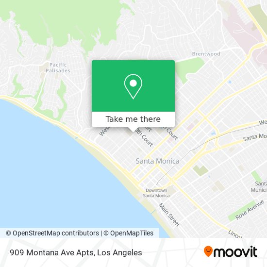 Mapa de 909 Montana Ave Apts