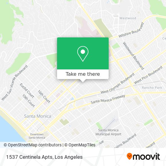 1537 Centinela Apts map