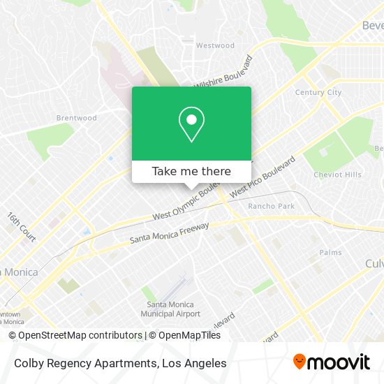 Colby Regency Apartments map