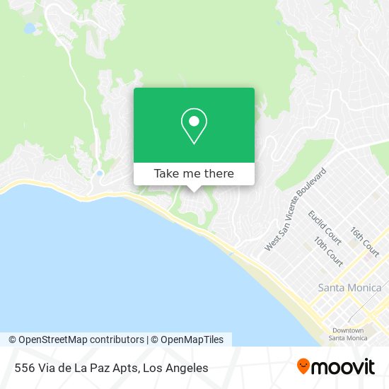556 Via de La Paz Apts map