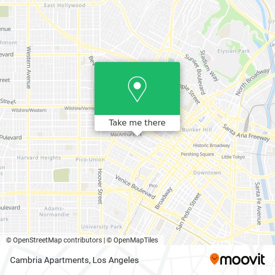 Cambria Apartments map