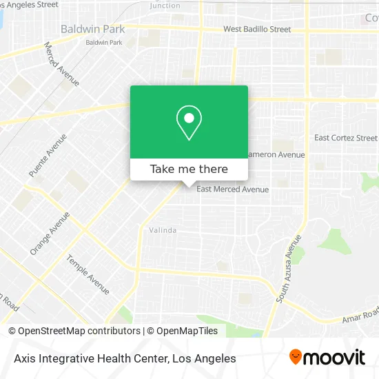 Axis Integrative Health Center map