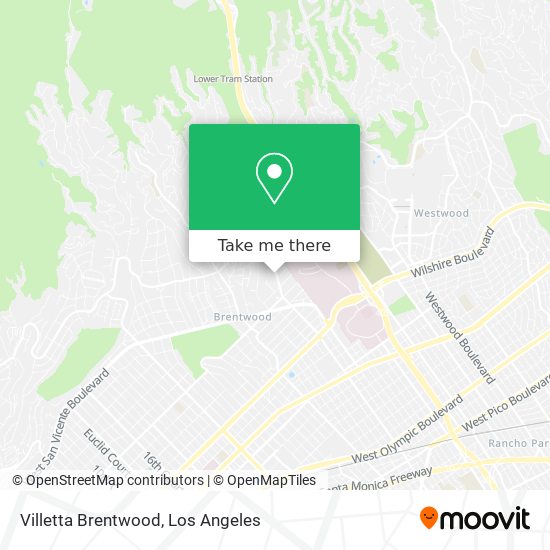Mapa de Villetta Brentwood