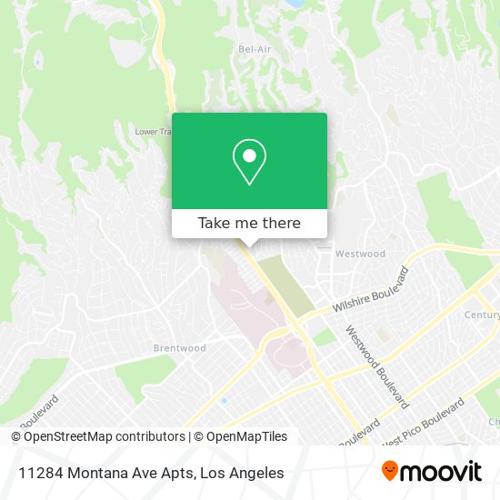 11284 Montana Ave Apts map