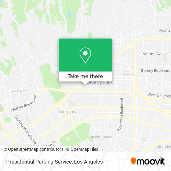 Mapa de Presidential Parking Service