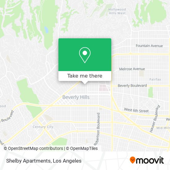 Shelby Apartments map