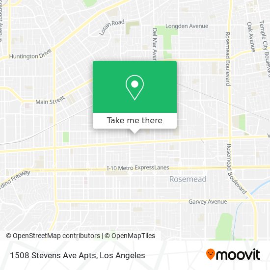 1508 Stevens Ave Apts map