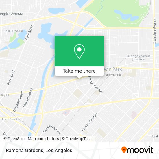 Ramona Gardens map