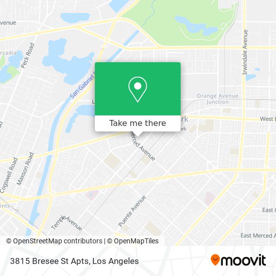 Mapa de 3815 Bresee St Apts