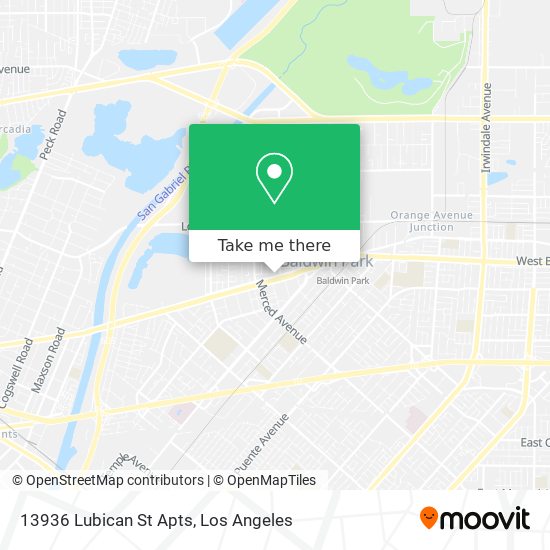 13936 Lubican St Apts map