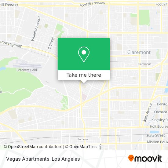 Mapa de Vegas Apartments