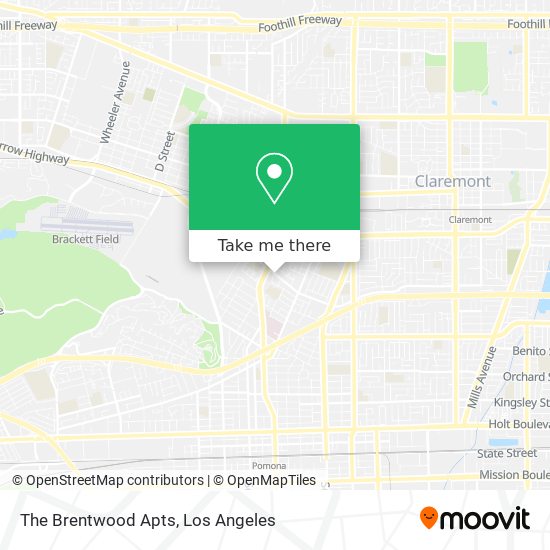 The Brentwood Apts map