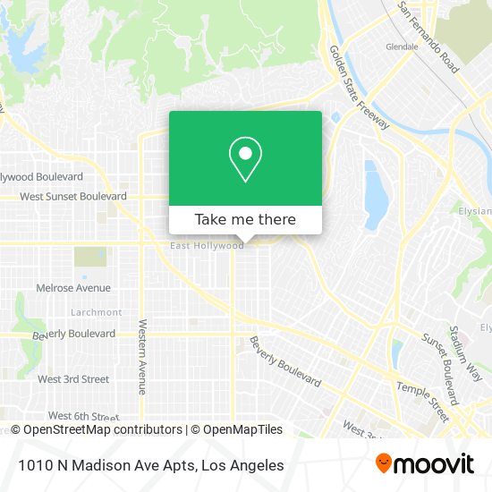 Mapa de 1010 N Madison Ave Apts