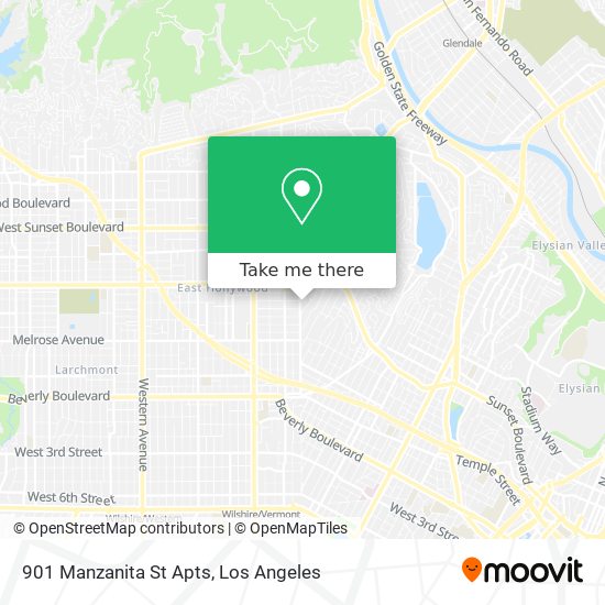 Mapa de 901 Manzanita St Apts