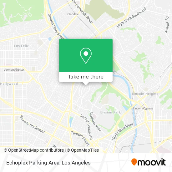 Mapa de Echoplex Parking Area