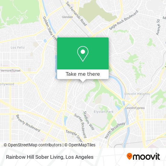 Rainbow Hill Sober Living map