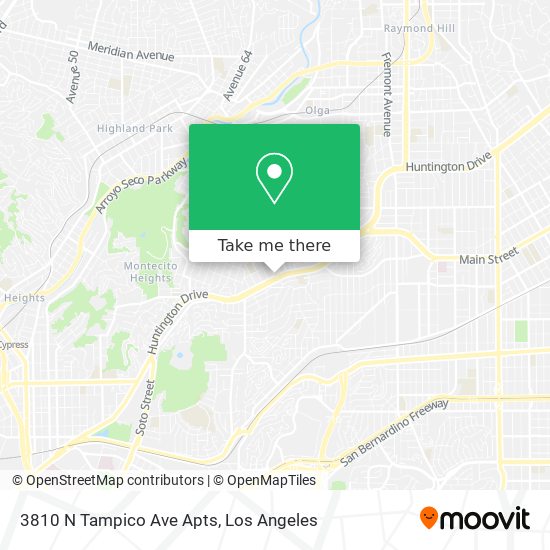 3810 N Tampico Ave Apts map