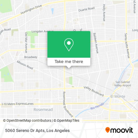 5060 Sereno Dr Apts map