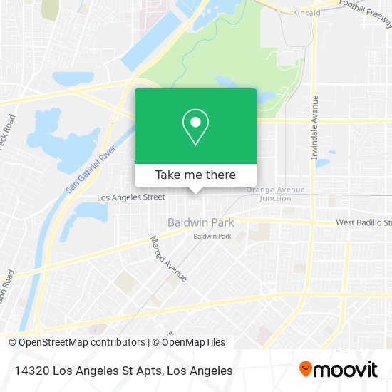 14320 Los Angeles St Apts map