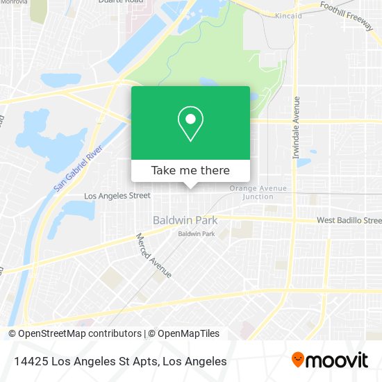 14425 Los Angeles St Apts map