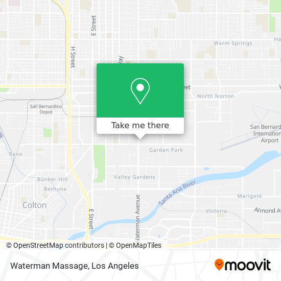 Waterman Massage map