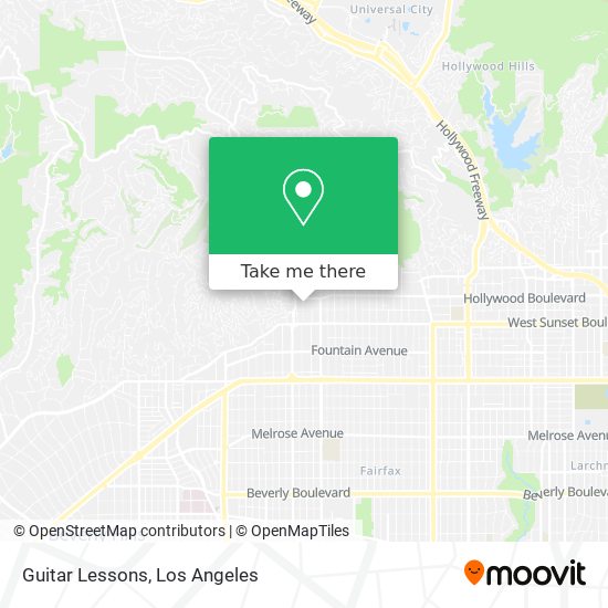 Guitar Lessons map