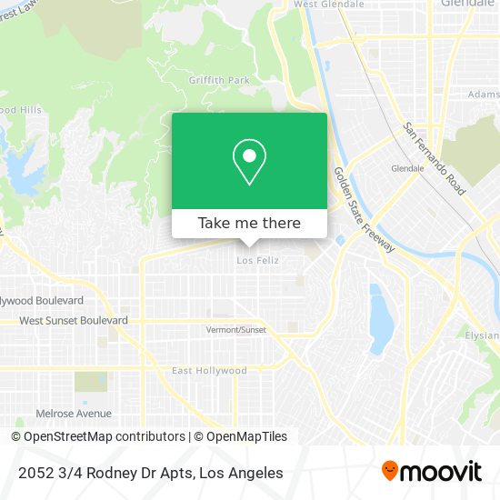 2052 3/4 Rodney Dr Apts map