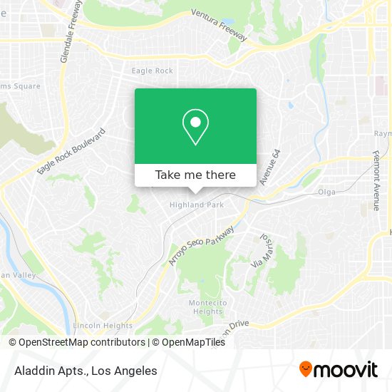 Aladdin Apts. map