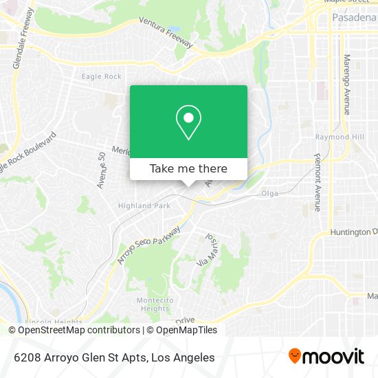 Mapa de 6208 Arroyo Glen St Apts